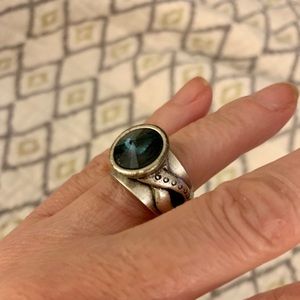 Vintage adjustable Alex and Ani ring